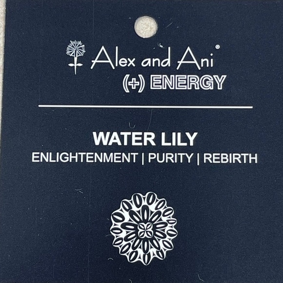 Alex and Ani Water Lily Charm Bracelet - NWT - Picture 4 of 4
